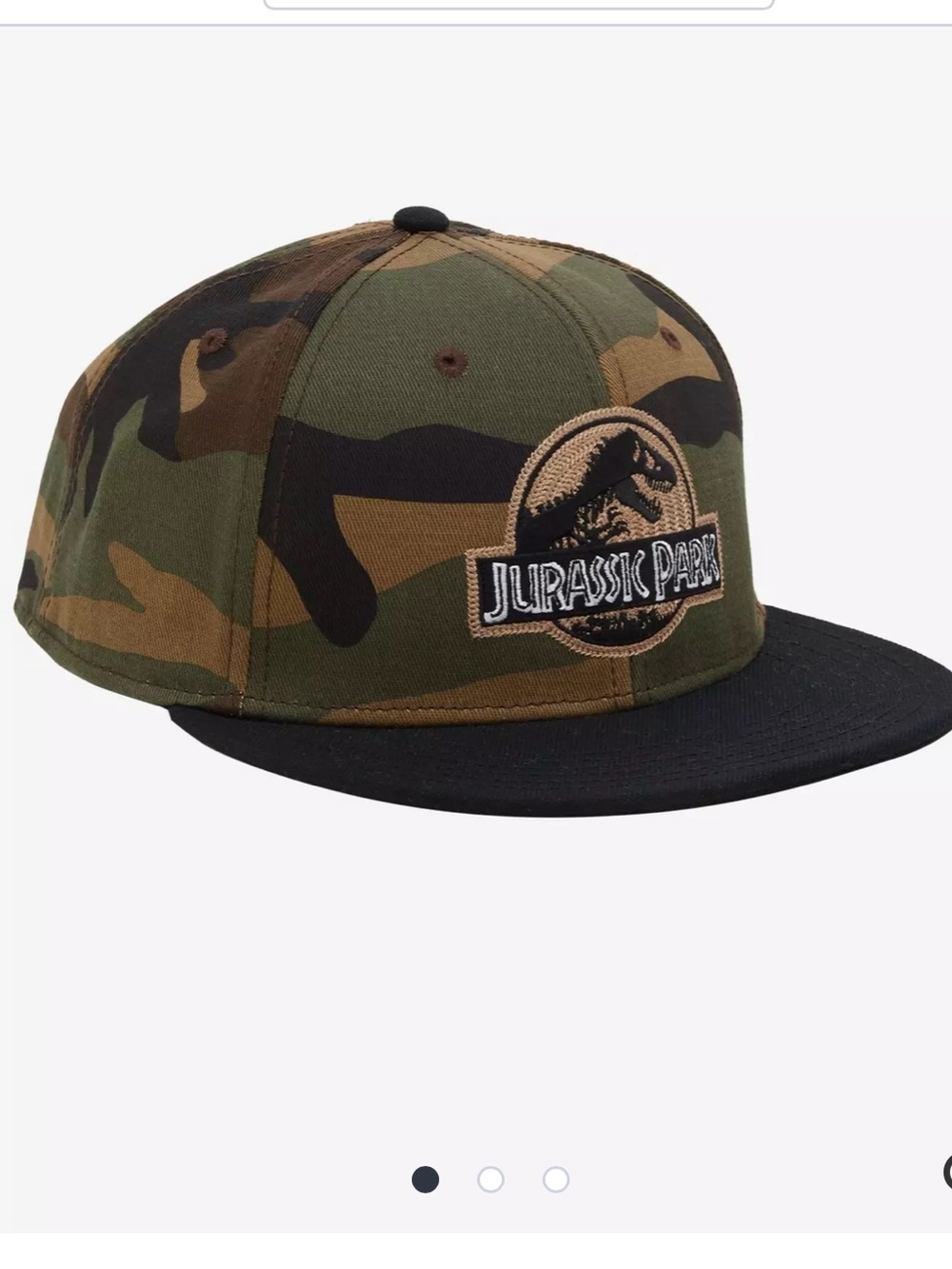 Jurassic Park Camo Ball Cap Hat Brand New
